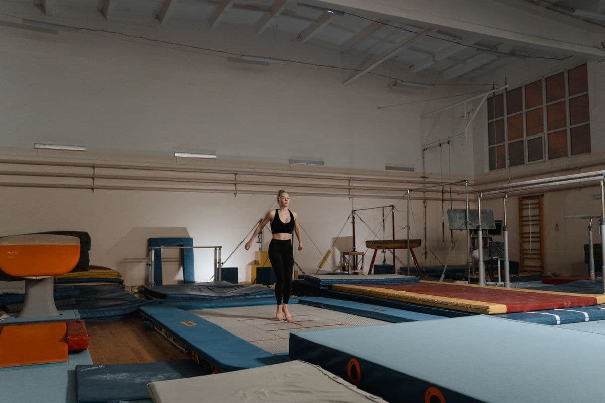 Entrenamiento de gimnasia
